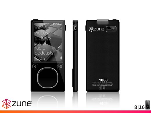 Conceptos para un futuro Zune 3